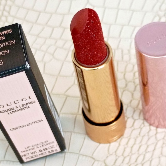Limited Edition Gucci Beauty Rouge à Lèvres Lunaison Lipstick in 515 Devotion